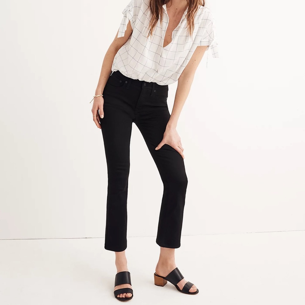MADEWELL BLACK CALI DEMI-BOOT JEANS